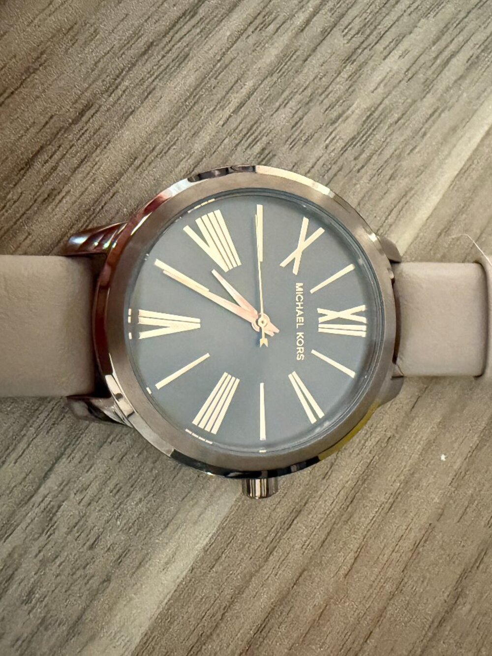 Michael Kors Brown and Rose Gold Watch